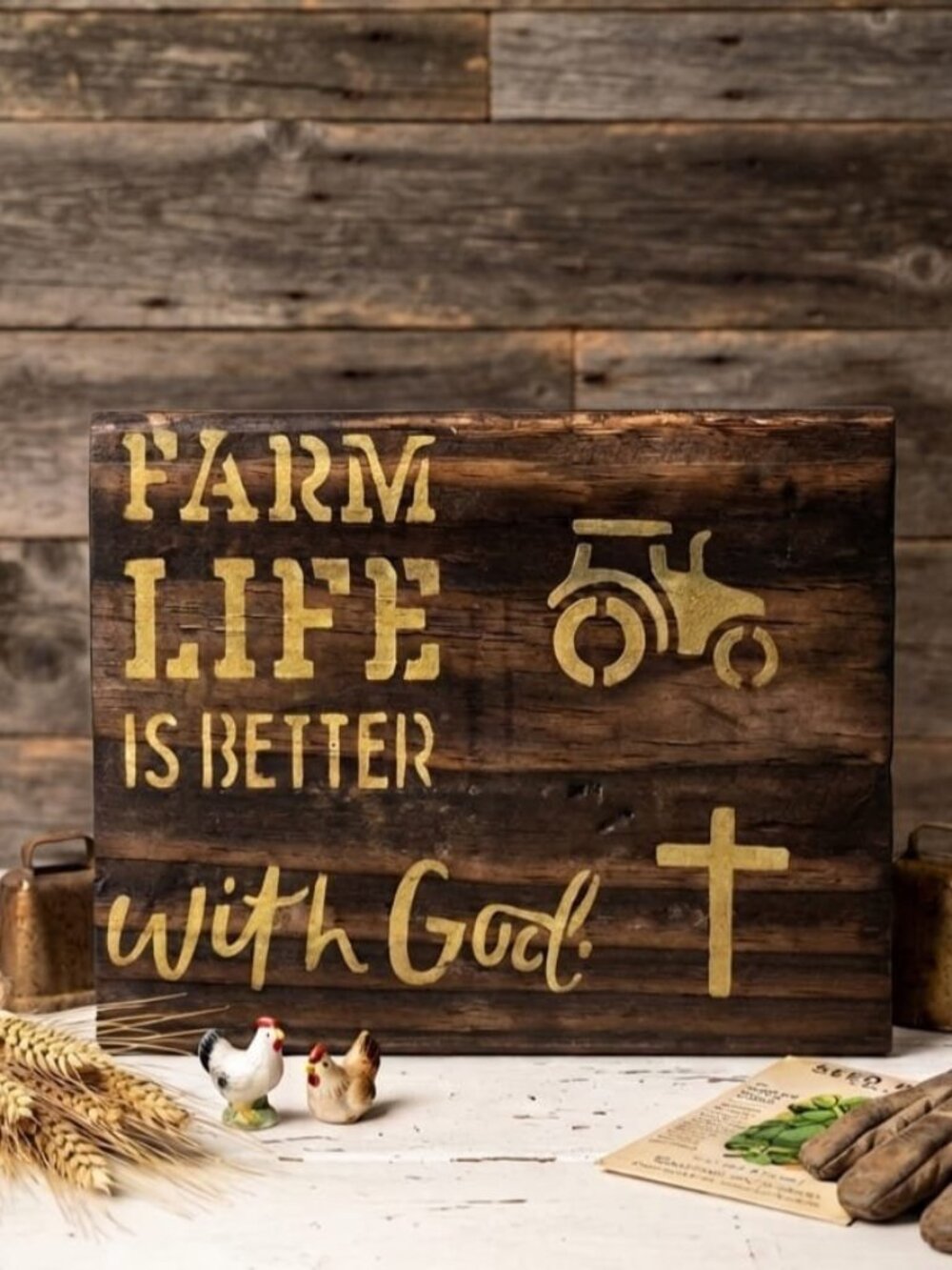 Inspirational Farmhouse/Rustic Sign